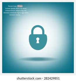 Lock vector icon