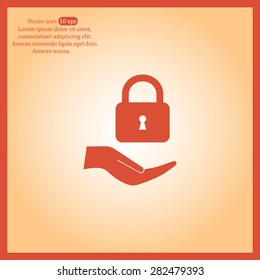 Lock vector icon