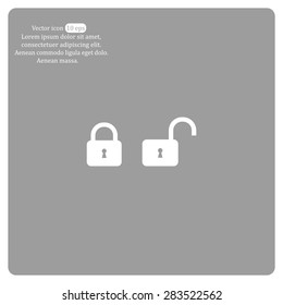 Lock vector icon