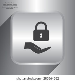 Lock vector icon