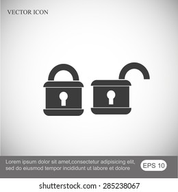 Lock vector icon