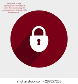 Lock vector icon