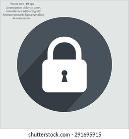 Lock vector icon