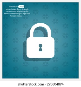Lock vector icon