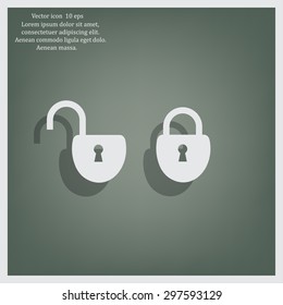 Lock vector icon