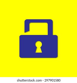 Lock vector icon