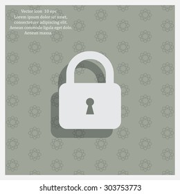 Lock vector icon