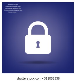 Lock vector icon