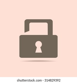 Lock vector icon