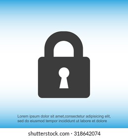 Lock vector icon