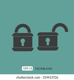 Lock vector icon