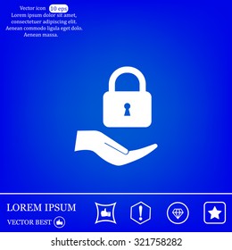 Lock vector icon