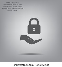 Lock vector icon