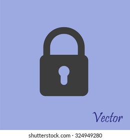 Lock vector icon