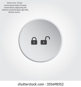 Lock vector icon
