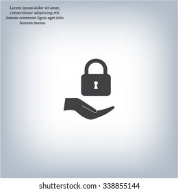 Lock vector icon