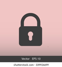 Lock vector icon