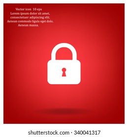 Lock vector icon