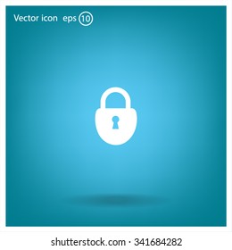 Lock vector icon