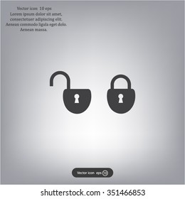 Lock vector icon