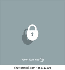 Lock vector icon