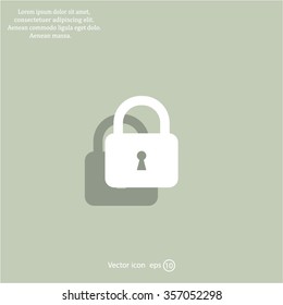 Lock vector icon