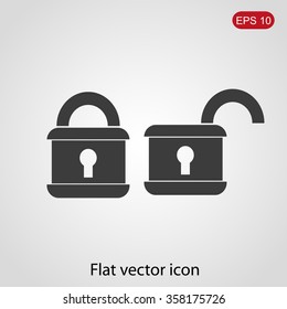 Lock vector icon