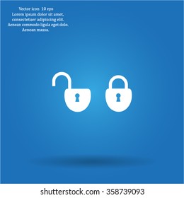 Lock vector icon