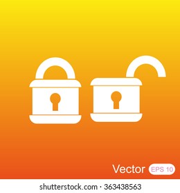 Lock vector icon