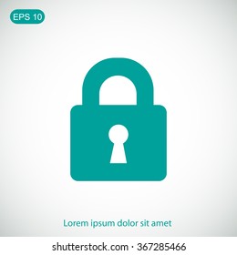 Lock vector icon