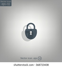 Lock vector icon