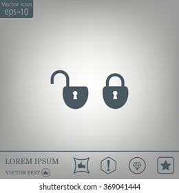 Lock vector icon