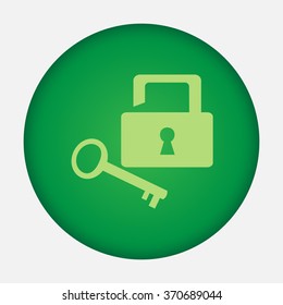 Lock vector icon
