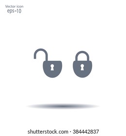 Lock vector icon
