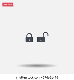 Lock vector icon