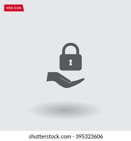 Lock vector icon