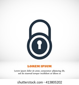lock vector icon