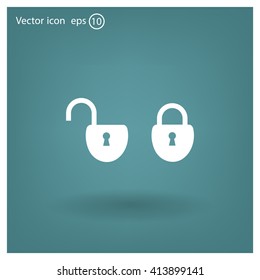 Lock vector icon