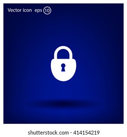Lock vector icon