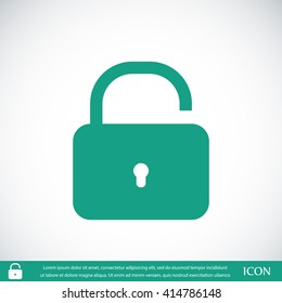 lock vector icon