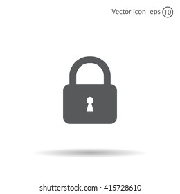 Lock vector icon