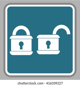 Lock vector icon
