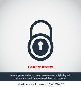 lock vector icon