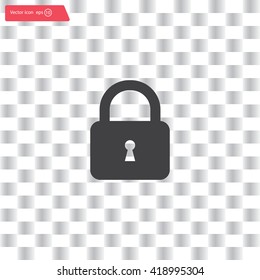 Lock vector icon