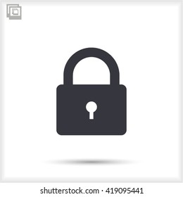 lock  vector icon