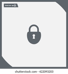 Lock vector icon