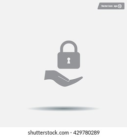 Lock vector icon