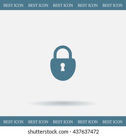 Lock vector icon