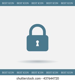 Lock vector icon