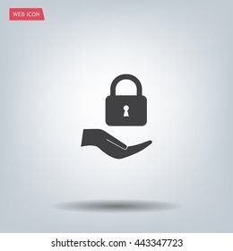 Lock vector icon